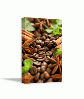 Tablou canvas Aromatic coffee beans